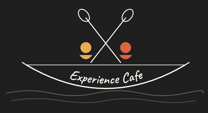 Experience Cafe — two paddlers in a boat