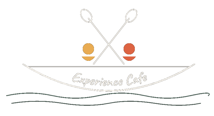 Experience Cafe — two paddlers in a boat